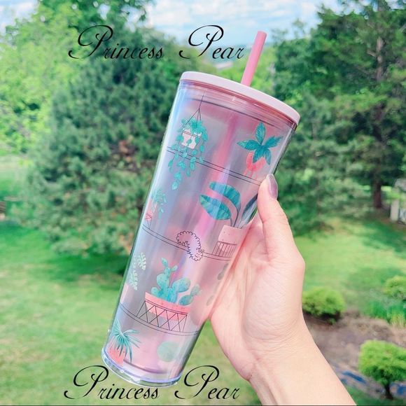 5/$100 Starbucks plant parenting feat Caterpillar Home Greenery cold cup 24 oz - Picture 5 of 8